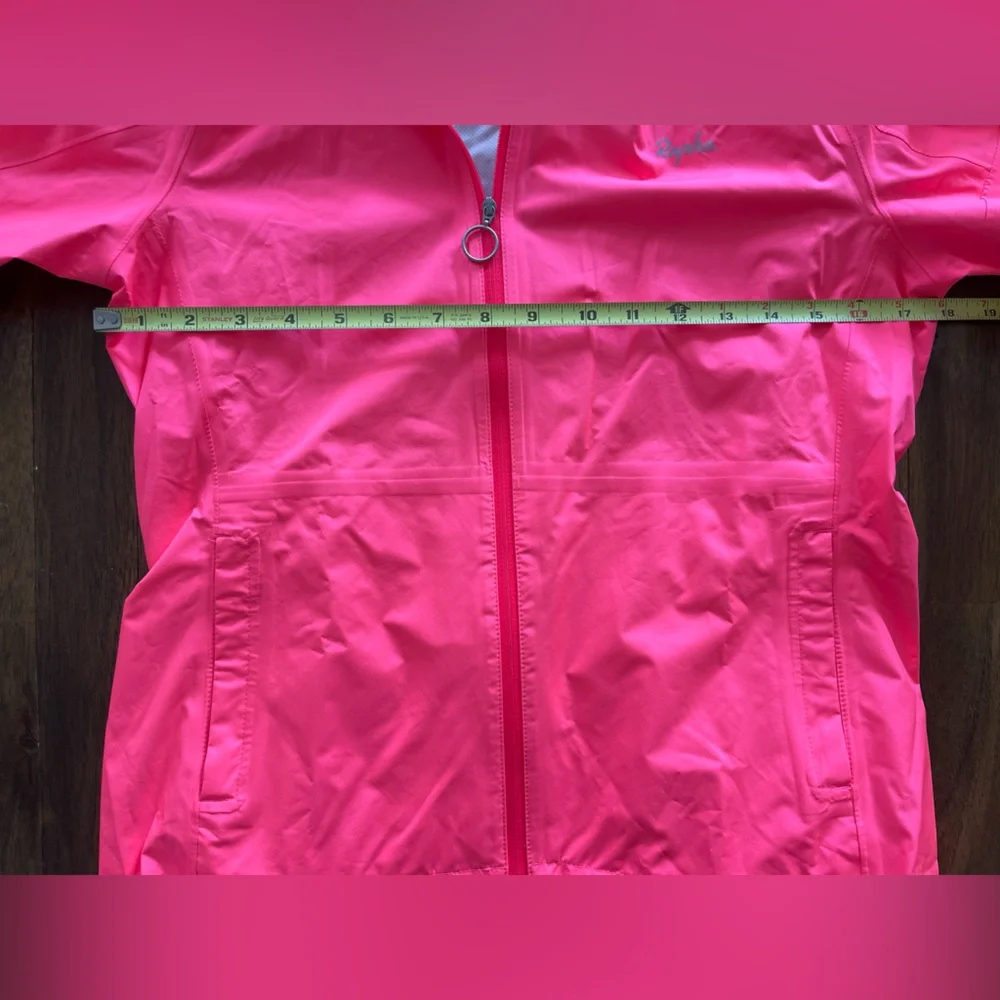 Rapha Women's Commuter Jacket Hot Pink Hooded XS Cycling Windbreaker Lightweight